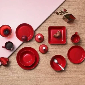 Iittala Teller Flach 21 Cm Teema Rot 6